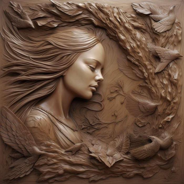 نموذج ثلاثي الأبعاد لآلة CNC 3D Art 